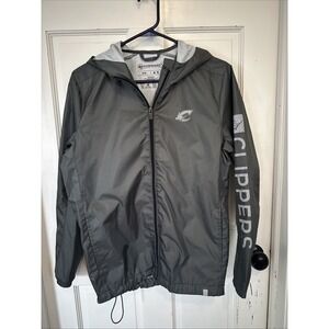47 Forward  Columbus Clippers Baseball React Jacket Gray Size Medium
